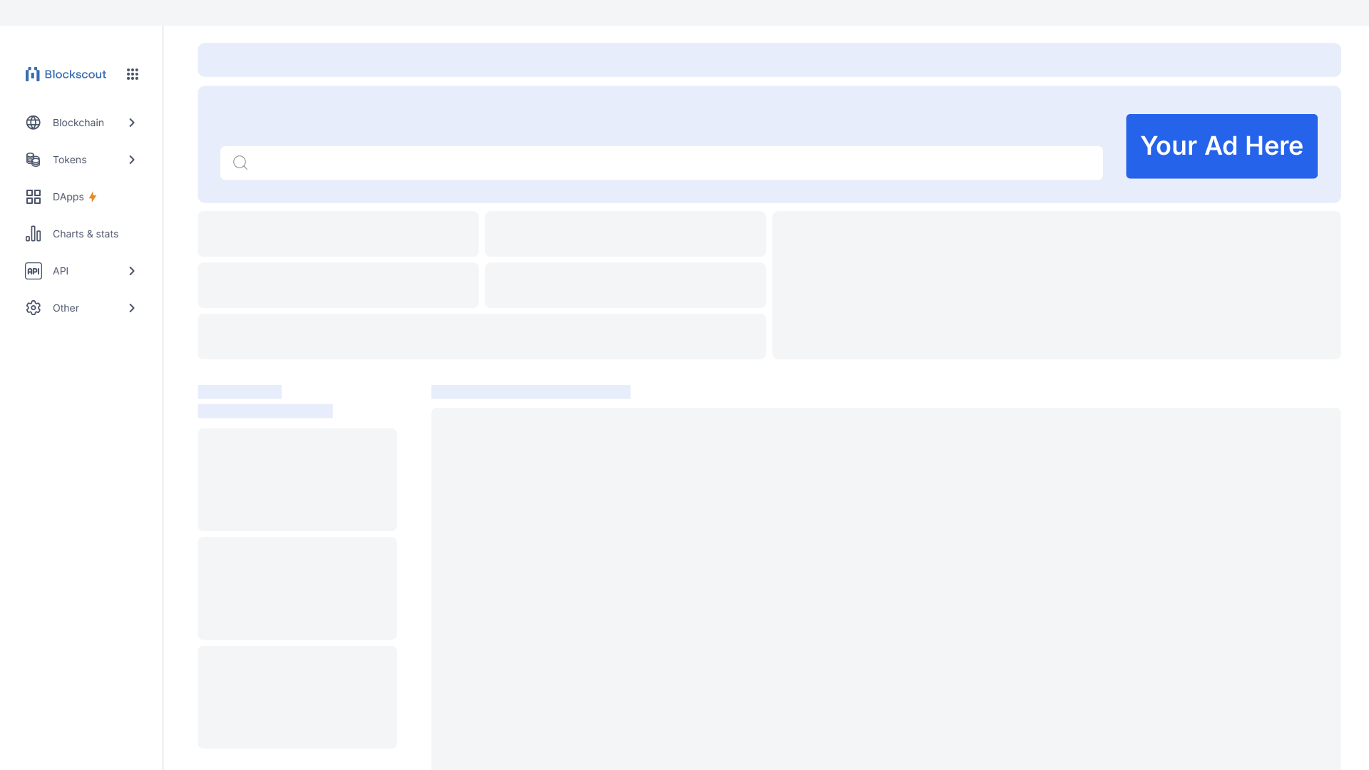block explorer web3 display ads