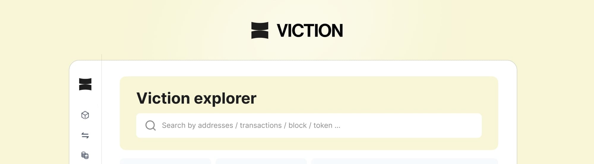 Viction block explorer example page on Blockscout