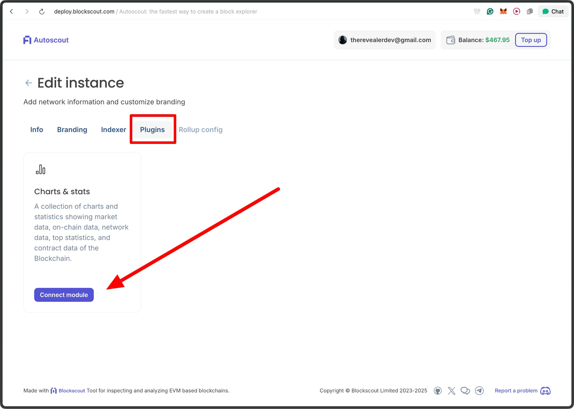 autoscout block explorer plugins