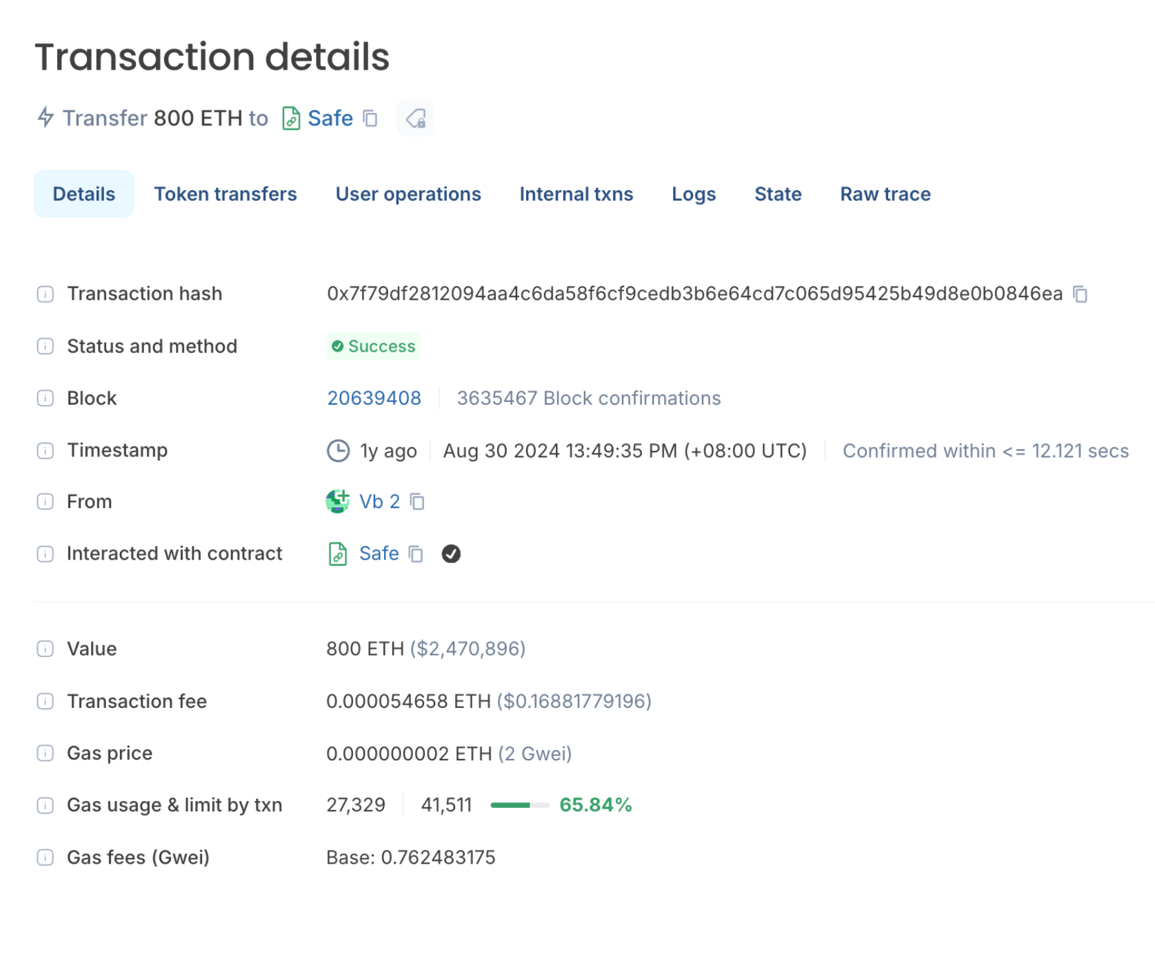 Guide how to read simple onchain transaction block explorer