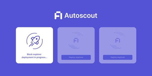 Deploying a block explorer for rollups using Autoscout launchpad supports OP Stack, Arbitrum, zkEVM