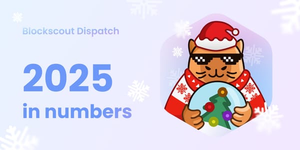 blockscout 2025 in review onchain block explorer multichain evm best explorer